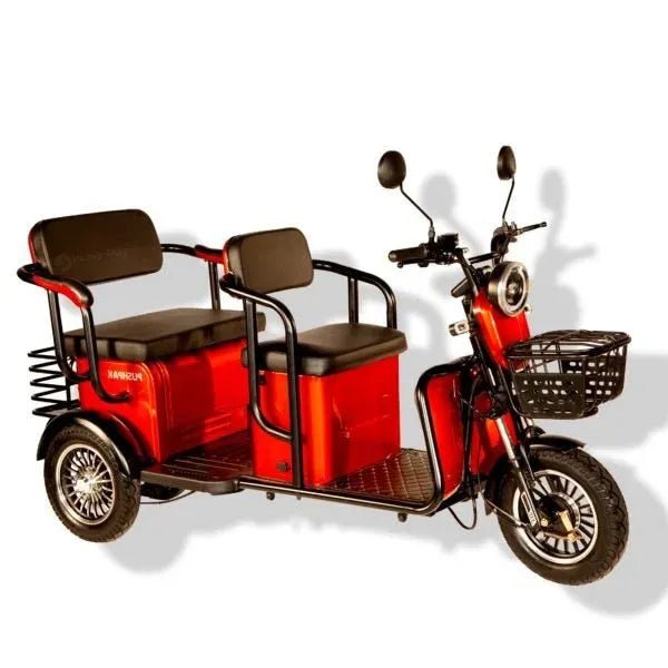 Pushpak 4000 Three - Passenger Fast Mobility Scooter - Pushpak - 2 Seater Electric Scooters