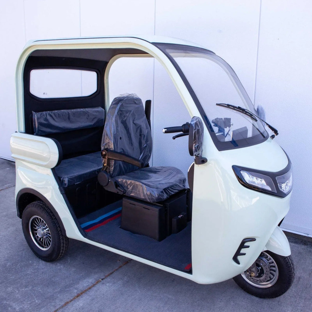 Pushpak 7000 Enclosed Cabin Three - Passenger Fast Mobility Scooter - Pushpak - 2 Seater Electric Scooters