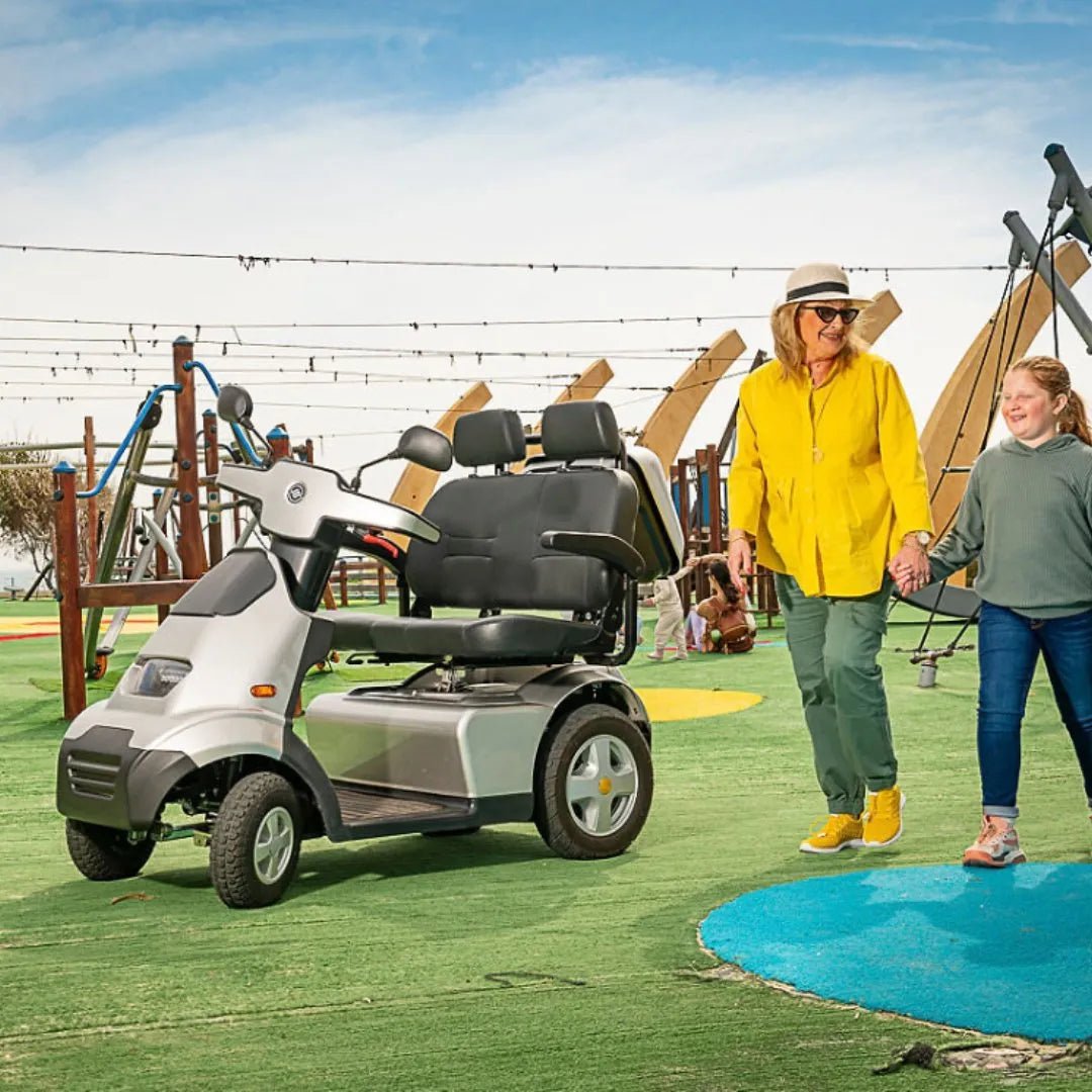 Afiscooter S 2 - in - 1 Golf Cart Mobility Scooter - Afikim - 2 Seater Electric Scooters