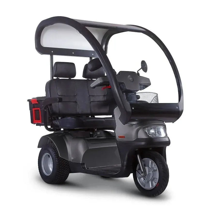 Afiscooter S3 2 Seater Canopy Mobility Scooter All Terrain 3 Wheel - Afikim - 2 Seater Electric Scooters