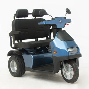 Afiscooter S3 2 Seater Canopy Mobility Scooter All Terrain 3 Wheel - Afikim - 2 Seater Electric Scooters