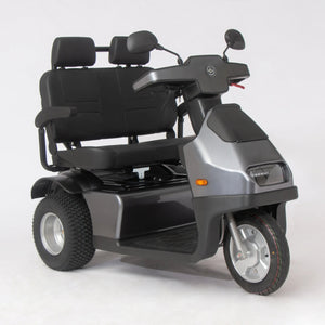 Afiscooter S3 Dual - Seat Fully - Enclosed All - Terrain 3 - Wheel - Afikim - 2 Seater Electric Scooters