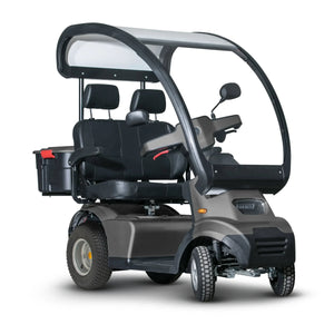 Afiscooter S4 2 Seater Canopy Mobility Scooter All Terrain 4 Wheel - Afikim - 2 Seater Electric Scooters