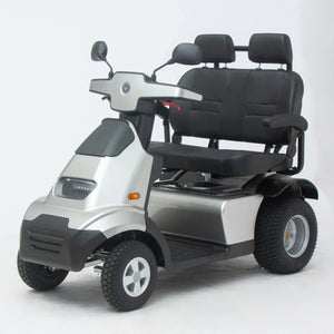 Afiscooter S4 2 Seater Canopy Mobility Scooter All Terrain 4 Wheel - Afikim - 2 Seater Electric Scooters