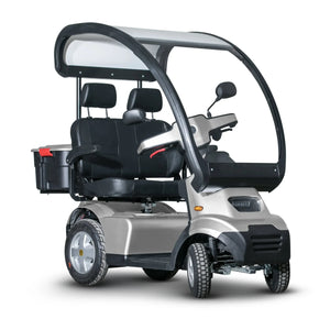 Afiscooter S4 2 Seater Canopy Mobility Scooter All Terrain 4 Wheel - Afikim - 2 Seater Electric Scooters