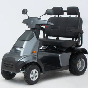Afiscooter S4 2 Seater Canopy Mobility Scooter All Terrain 4 Wheel - Afikim - 2 Seater Electric Scooters