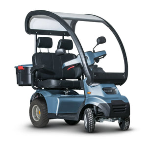 Afiscooter S4 2 Seater Canopy Mobility Scooter All Terrain 4 Wheel - Afikim - 2 Seater Electric Scooters