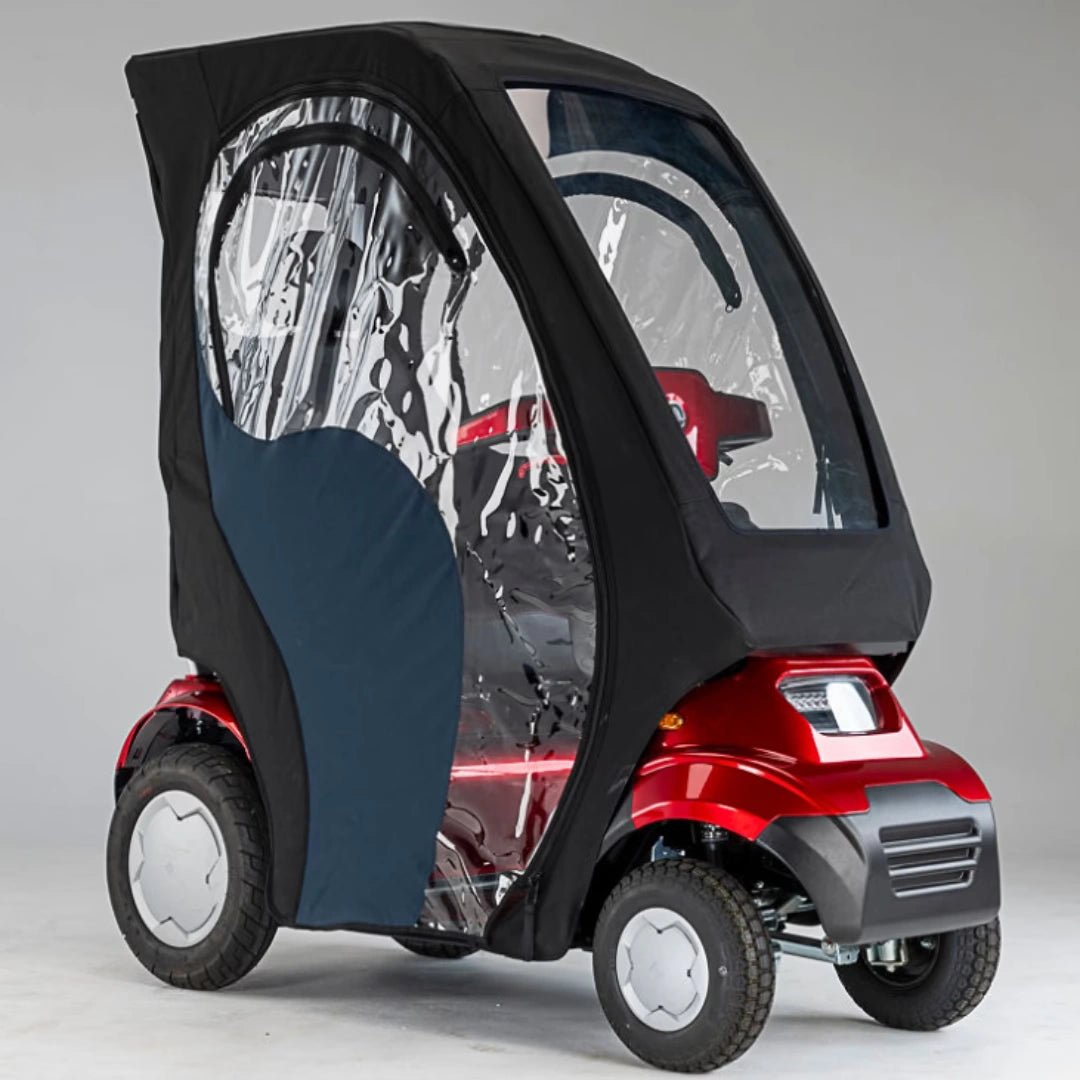 Afiscooter S4 2 Seater SOLAR Canopy Mobility Scooter - Afikim - 2 Seater Electric Scooters