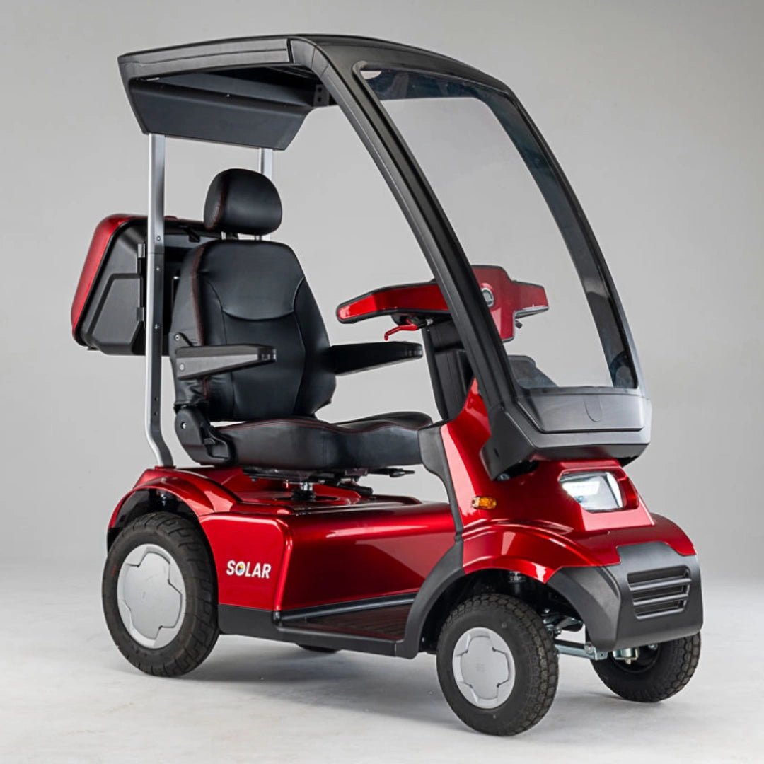 Afiscooter S4 2 Seater SOLAR Canopy Mobility Scooter - Afikim - 2 Seater Electric Scooters