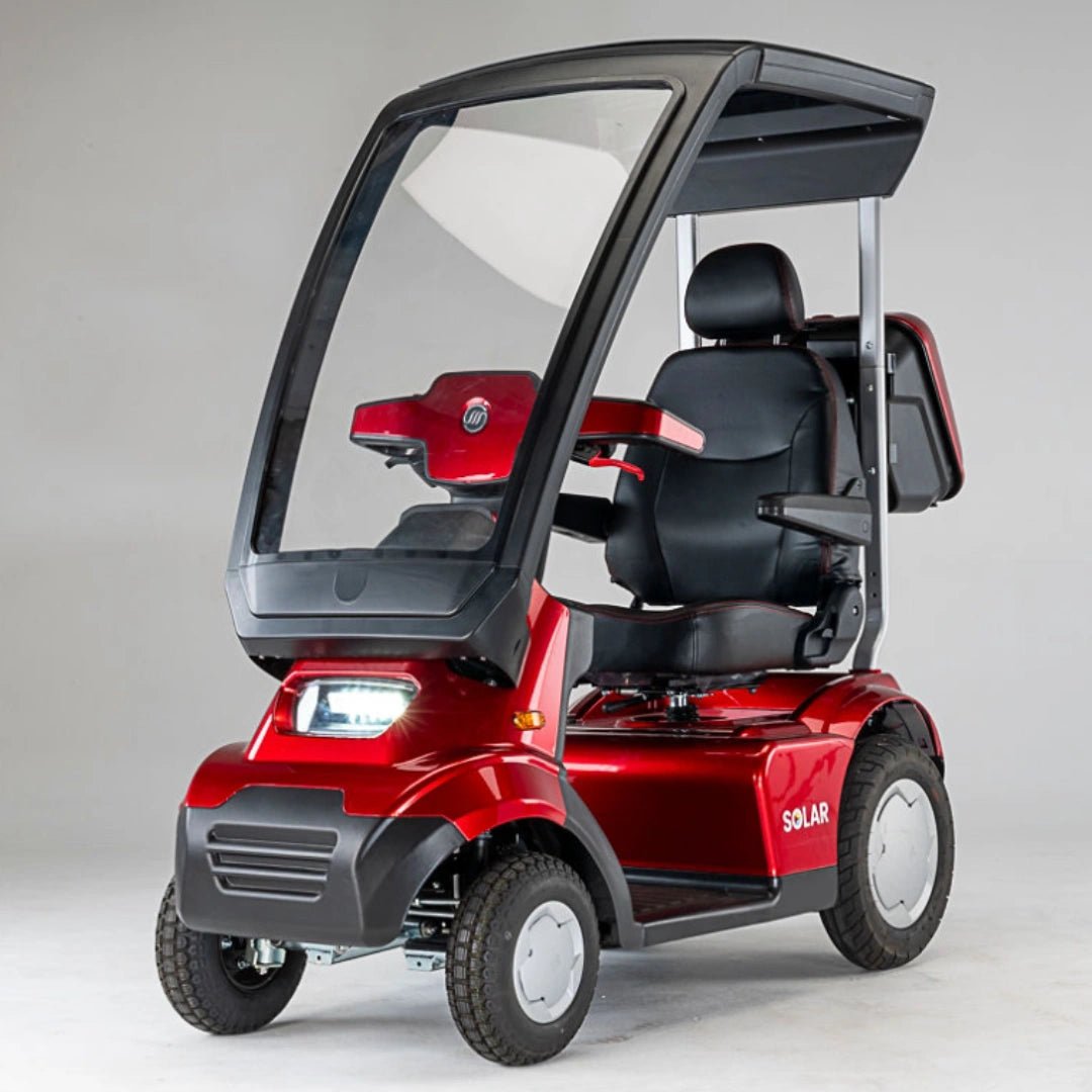Afiscooter S4 2 Seater SOLAR Canopy Mobility Scooter - Afikim - 2 Seater Electric Scooters