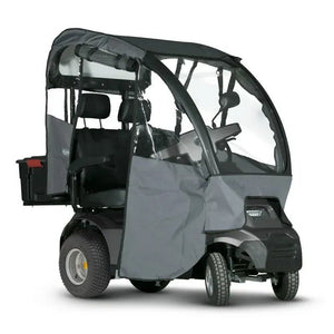 Afiscooter S4 Dual - Seat Fully - Enclosed All - Terrain 4 - Wheel - Afikim - 2 Seater Electric Scooters