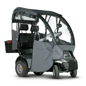 Afiscooter S4 Dual - Seat Fully - Enclosed All - Terrain 4 - Wheel - Afikim - 2 Seater Electric Scooters