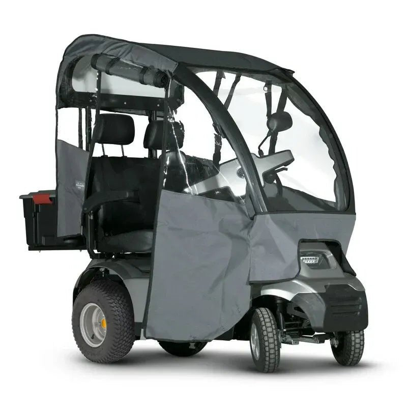 Afiscooter S4 Dual - Seat Fully - Enclosed All - Terrain 4 - Wheel - Afikim - 2 Seater Electric Scooters