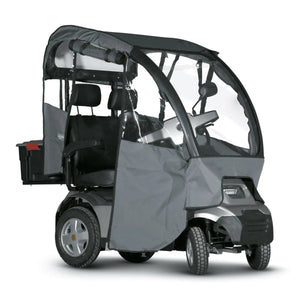 Afiscooter S4 Dual - Seat Fully - Enclosed All - Terrain 4 - Wheel - Afikim - 2 Seater Electric Scooters