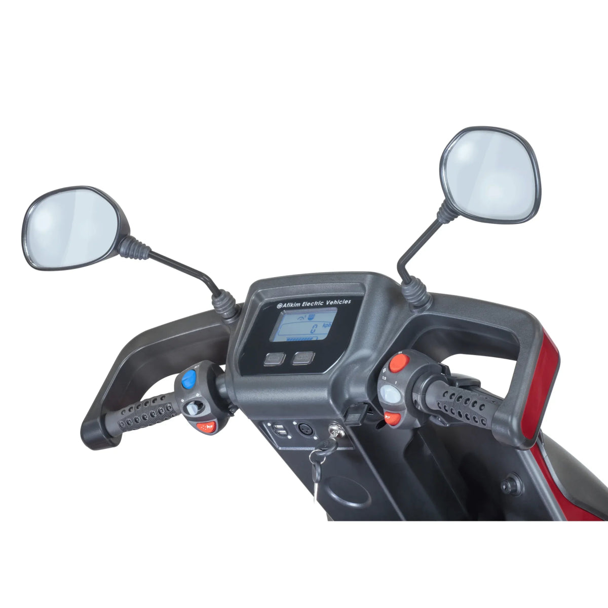 Afiscooter S4 Dual - Seat Fully - Enclosed All - Terrain 4 - Wheel - Afikim - 2 Seater Electric Scooters