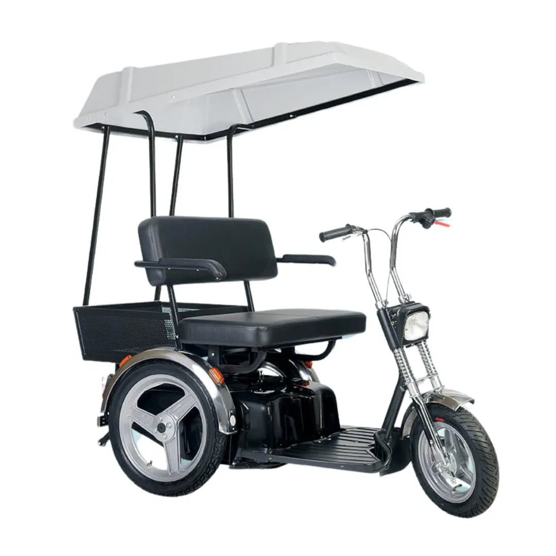 Afiscooter SE 2 Seater Canopy Mobility Scooter Motorcycle Style - Afikim - 2 Seater Electric Scooters