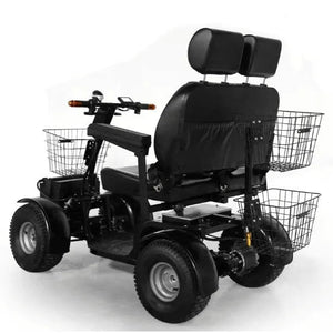 Cheetah Ninja ADA 2 Seater Canopy Mobility Scooter & Golf Cart - Green Transporter - 2 Seater Electric Scooters