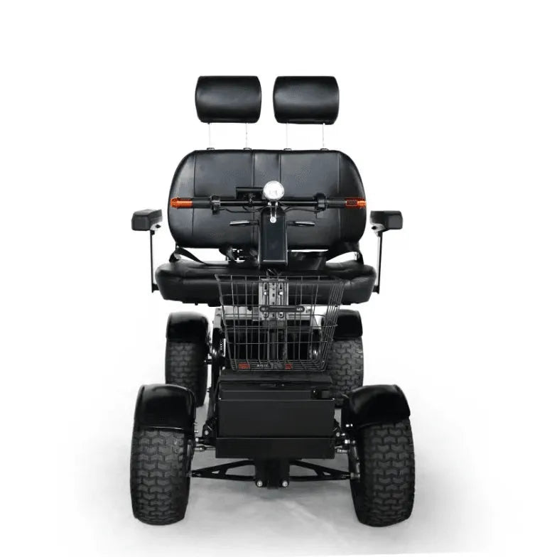 Cheetah Ninja ADA 2 Seater Canopy Mobility Scooter & Golf Cart - Green Transporter - 2 Seater Electric Scooters