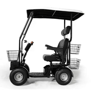 Cheetah Ninja ADA 2 Seater Canopy Mobility Scooter & Golf Cart - Green Transporter - 2 Seater Electric Scooters