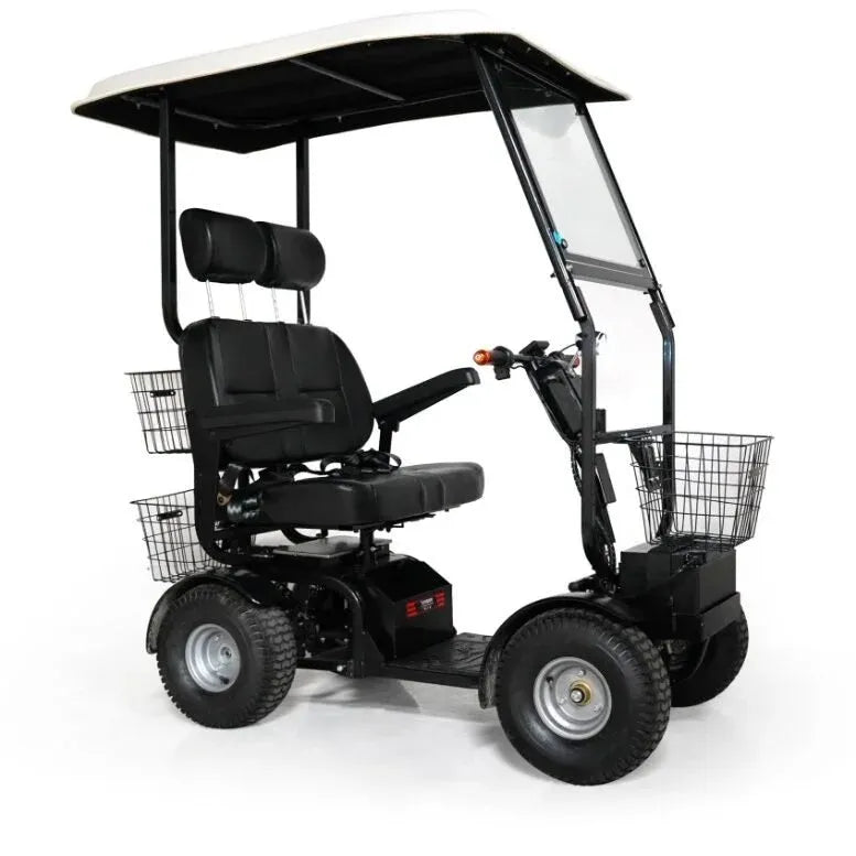 Cheetah Ninja ADA 2 Seater Mobility Scooter & Golf Cart - Green Transporter - 2 Seater Electric Scooters