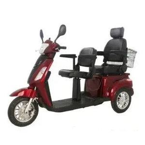 Cozytrikes GTX L - 60 Dual - Seat 3 - Wheel Electric Mobility Scooter - Cozytrikes - 2 Seater Electric Scooters