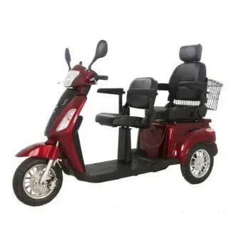 Cozytrikes GTX L - 60 Dual - Seat 3 - Wheel Electric Mobility Scooter - Cozytrikes - 2 Seater Electric Scooters