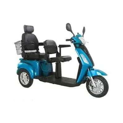 Cozytrikes GTX L - 60 Dual - Seat 3 - Wheel Electric Mobility Scooter - Cozytrikes - 2 Seater Electric Scooters