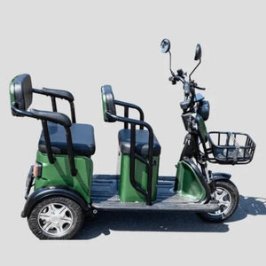 Pushpak 3500 Compact Heavy - Duty 2 - Passenger Fast Mobility Scooter - Pushpak - 2 Seater Electric Scooters
