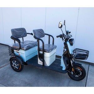 Pushpak 4000 Three - Passenger Fast Mobility Scooter - Pushpak - 2 Seater Electric Scooters
