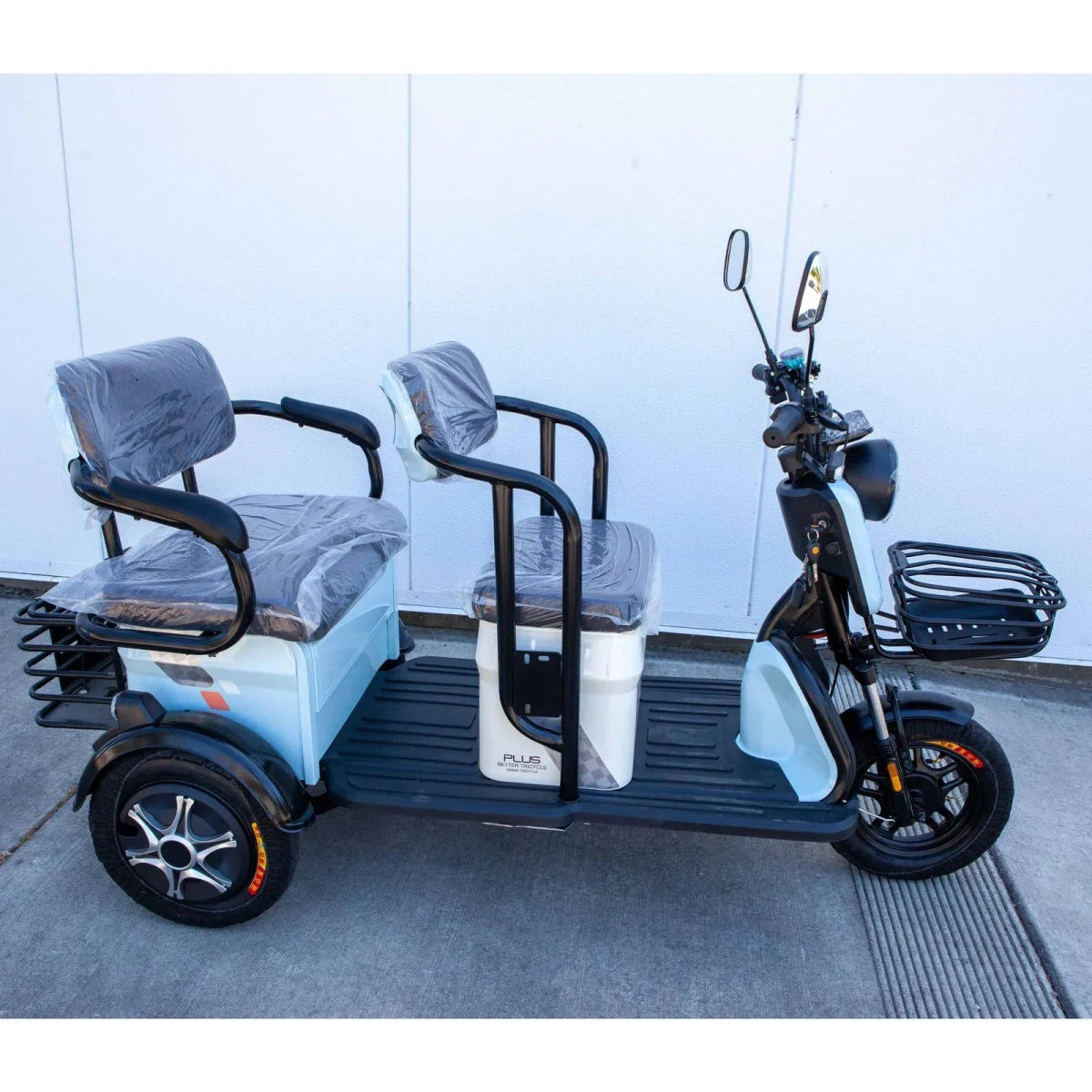 Pushpak 4000 Three - Passenger Fast Mobility Scooter - Pushpak - 2 Seater Electric Scooters