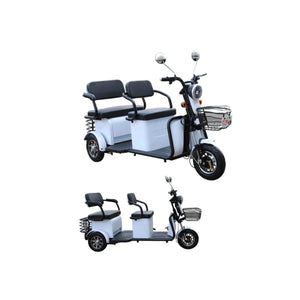 Pushpak 4000 Three - Passenger Fast Mobility Scooter - Pushpak - 2 Seater Electric Scooters