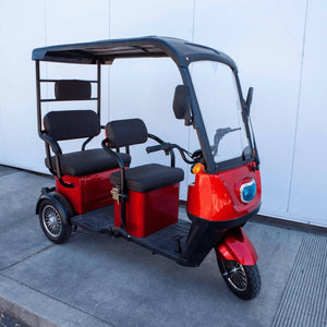 Pushpak 5000 Three - Passenger Canopy Fast Mobility Scooter - Pushpak - 2 Seater Electric Scooters