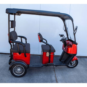 Pushpak 5000 Three - Passenger Canopy Fast Mobility Scooter - Pushpak - 2 Seater Electric Scooters