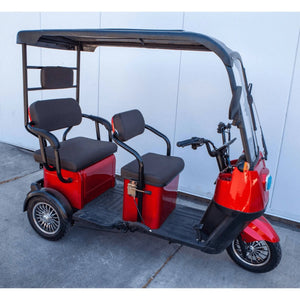 Pushpak 5000 Three - Passenger Canopy Fast Mobility Scooter - Pushpak - 2 Seater Electric Scooters