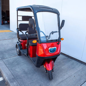 Pushpak 5000 Three - Passenger Canopy Fast Mobility Scooter - Pushpak - 2 Seater Electric Scooters