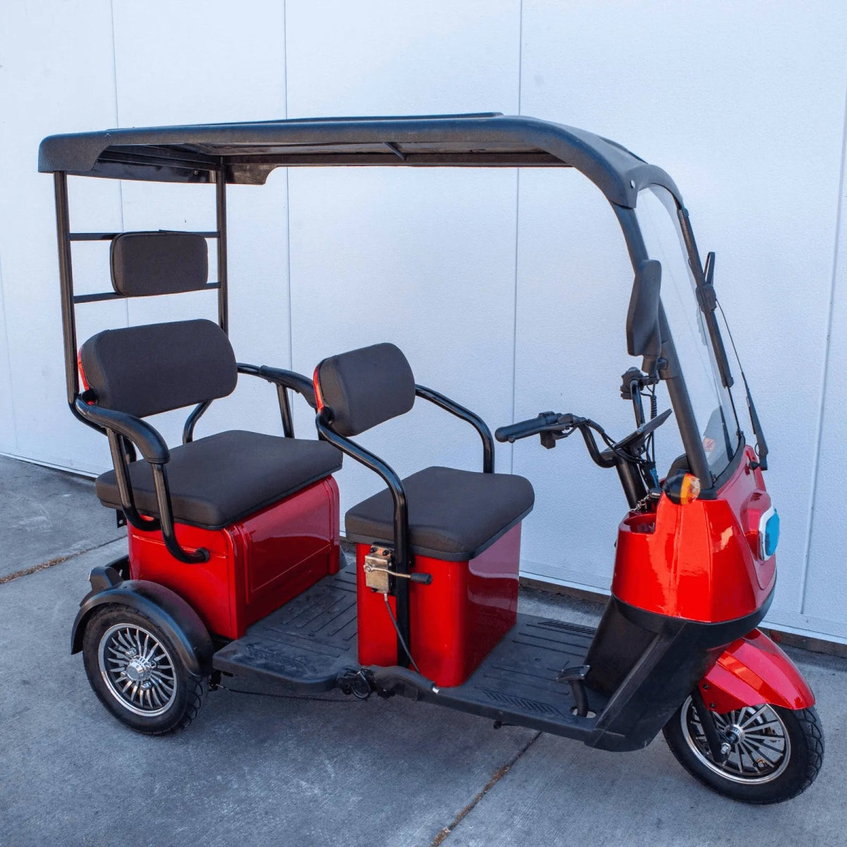 Pushpak 5000 Three - Passenger Canopy Fast Mobility Scooter - Pushpak - 2 Seater Electric Scooters